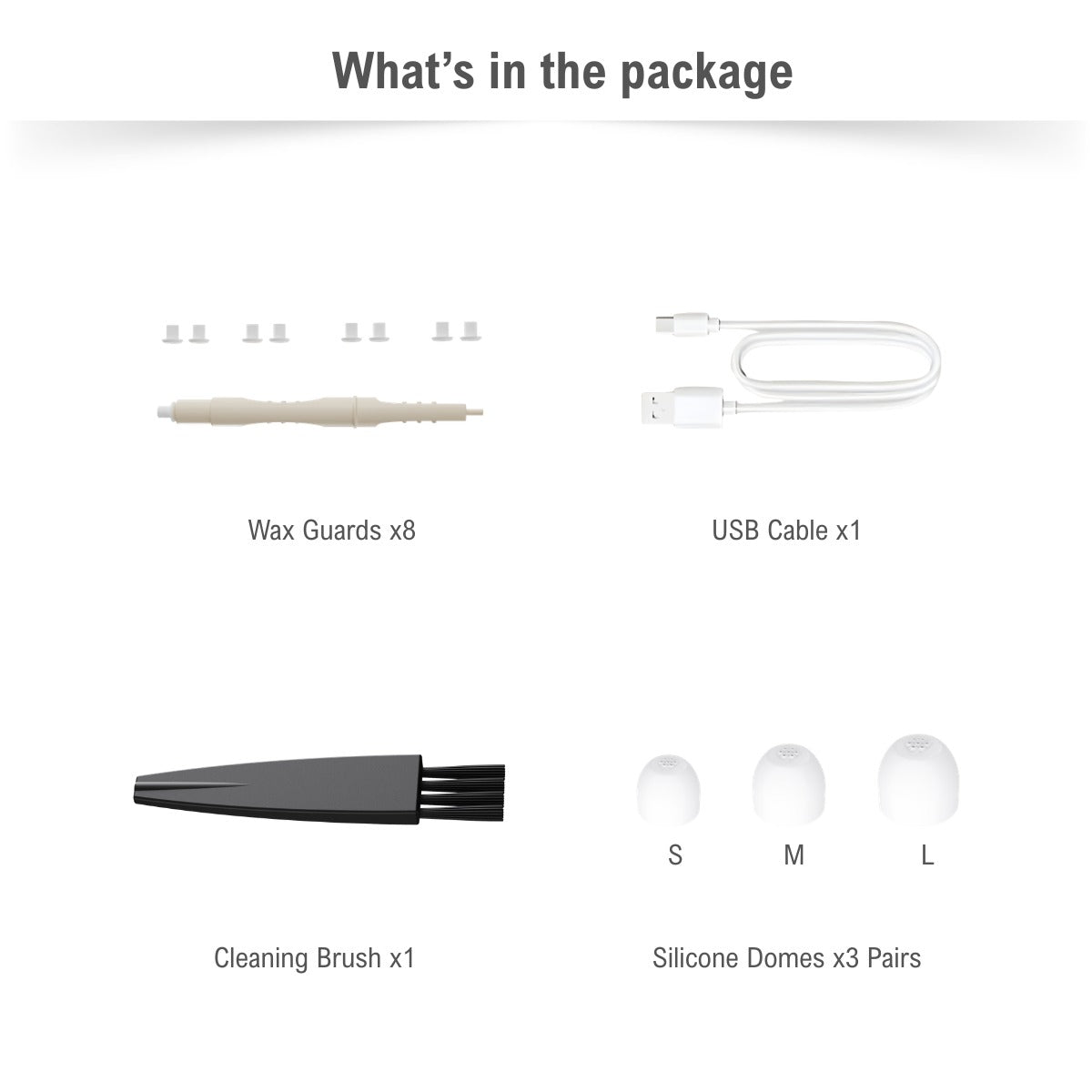 Smart Hearing 6-Month Replacement Kit – spare accessories for when yours wear out